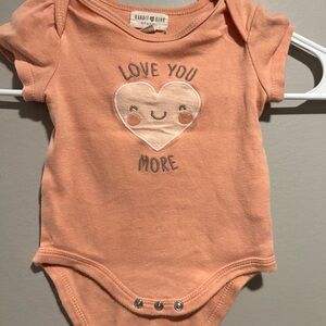 Adorable Peach Bodysuit by Rabbit & Bear